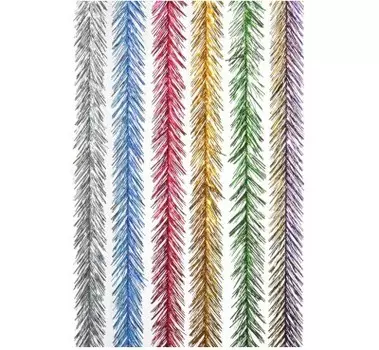 Мишура №9 50мм 2м голубой м-105/6