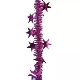 Мишура морозко млечный путь 75 ммх2.7 м сиреневый м0103