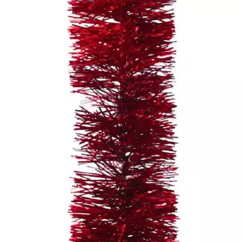 Мишура морозко праздничная 35 ммх1м красный м1077/1