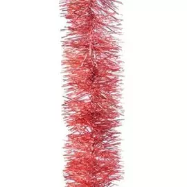 Мишура морозко праздничная 50 ммх2м пастель розовый м1114