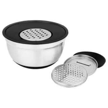 Миска 2,25л Agness с 3-мя съемными тёрками противоскользящее дно 880-128