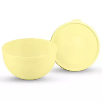 Миска 3л Полимербыт Line+крышка 4359700