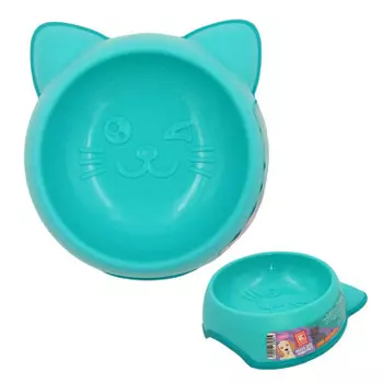 Миска для животных Европа 14x4см голубой