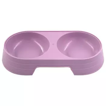 Миска для животных Европа 23х12х4см светло-фиолетовый