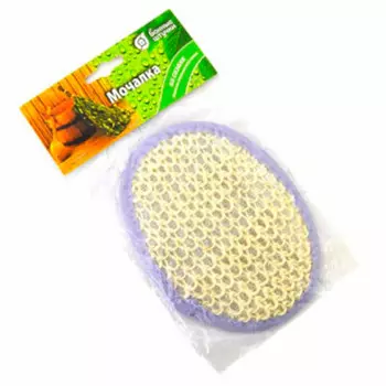 Мочалка банные штучки из сизаля с хлопком