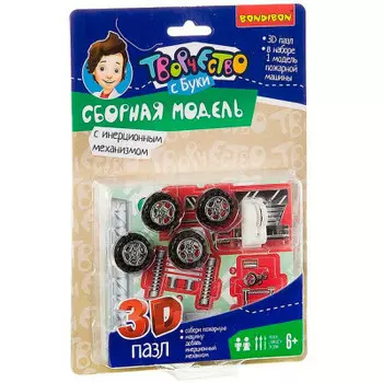 Модель сборная BONDIBON с инерционным механизмом внедорожник 2613с-м вв2223