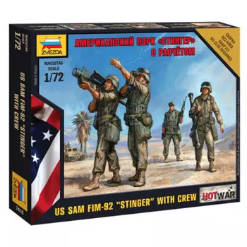 Модель сборная звезда американский пзрк стингер 7416