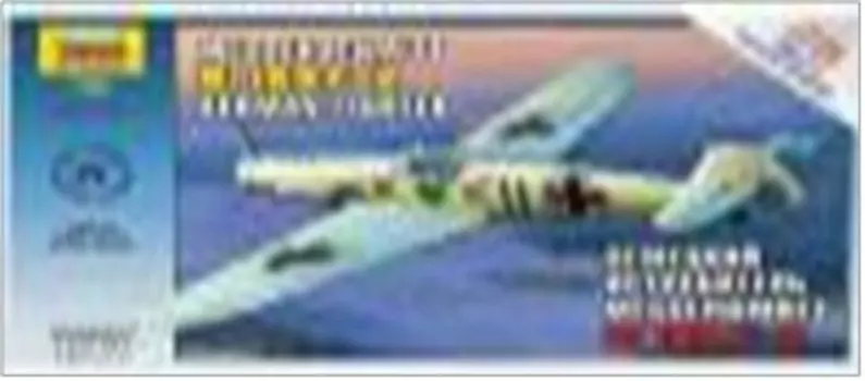 Модель сборная звезда немецкий истребитель bf-109 f-2 7302