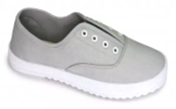 Мокасины женские светло-серые 2722w