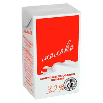 Молоко 1л 3,2% ультрапастеризованное