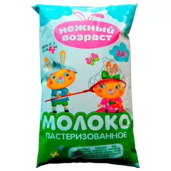 Молоко детское Нежный возраст 800г 3,2%