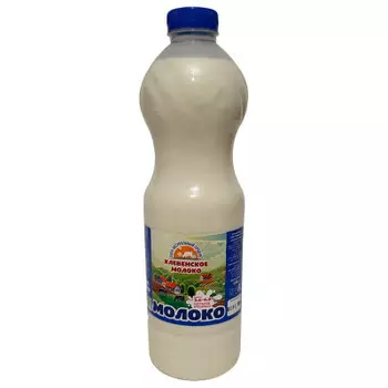 Молоко Хлевенское 1,5л 3,6-4,2% цельное отборное пл/бут