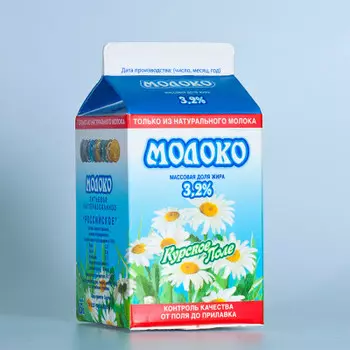 Молоко Курское поле 0,5л 3,2%