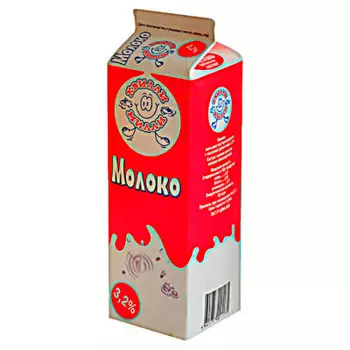 Молоко пастеризованное 900г 3,2% Россошь