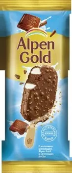 Мороженое альпен голд 90мл эскимо