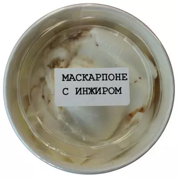 Мороженое angelato 120 г сливочное со вкусом маскарпоне с инжиром