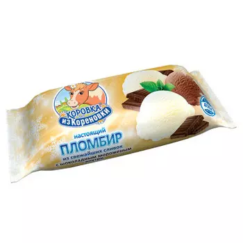 Мороженое коровка из кореновки 400 г двухцветное