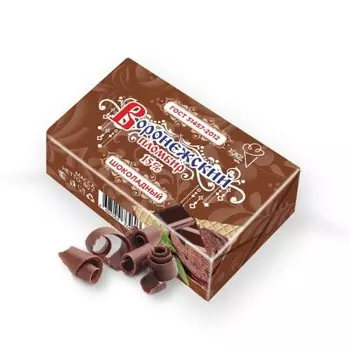 Мороженое всеми любимый пломбир 80 г 15% шоколадный брикет