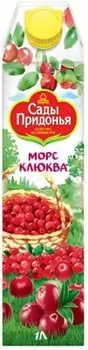 Морс сады придонья 1 л клюква тетра-пак