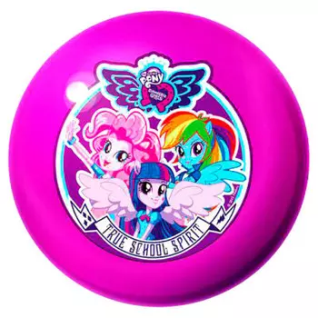 Мяч детский Играем вместе 23см с наклейкой девочки эквестрии ad-9(equ)