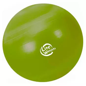 Мяч гимнастический 65см салатовый + насос 1866lw