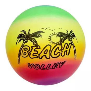 Мяч волейбол 22 см радужный 250113