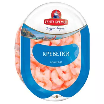 Мясо креветки бремор 200 г в заливке
