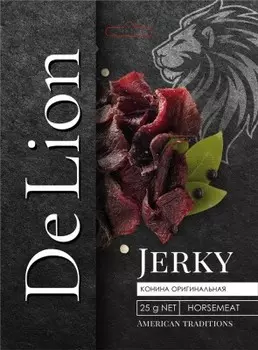 Мясо сушеное де лион 25 г конина оригинальная