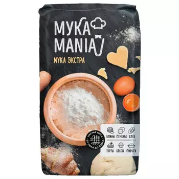 Мука мания 1,9кг пшеничная экстра