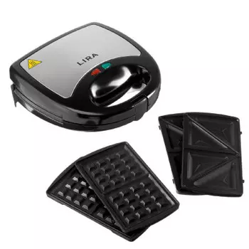 Мультипекарь лира lr 1302 черно-серебристый