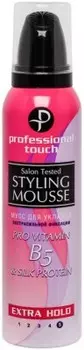 Мусс для укладки волос профешнл тач 150 мл про витамин в5 силк протеин экстрасильная фикс