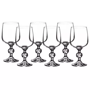 Набор бокалов д/вина 230мл 6шт клаудия 669-099