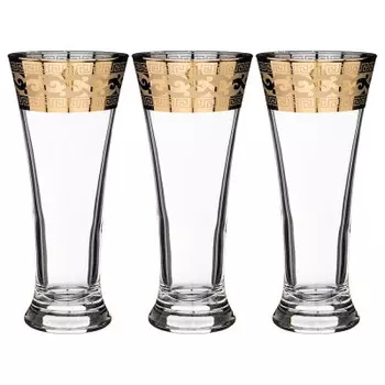 Набор бокалов для пива 320мл 3шт Lefard полоса версаль 194-403