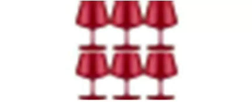 Набор бокалов для вина 6 шт 450 мл сандра спрайед рэд