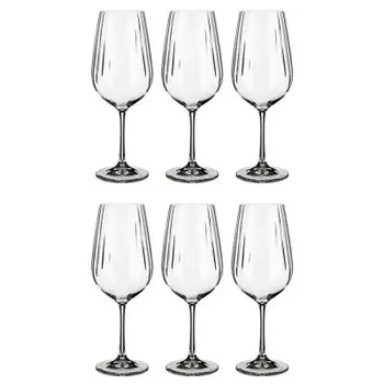 Набор бокалов для вина 6 шт 550 мл богемия кристал вотерфол 674-790