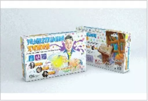 Набор д/экспериментов юный химик увлекательная химия 822пл