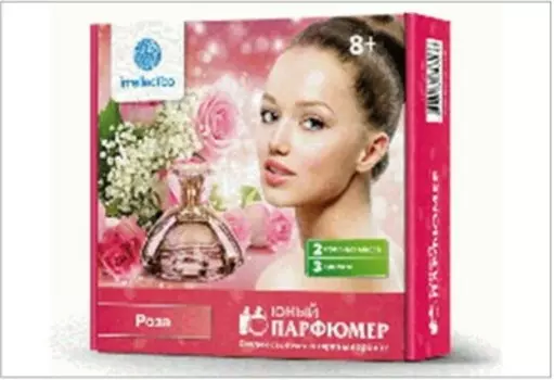 Набор д/создания духов юный парфюмер мини роза 716бн