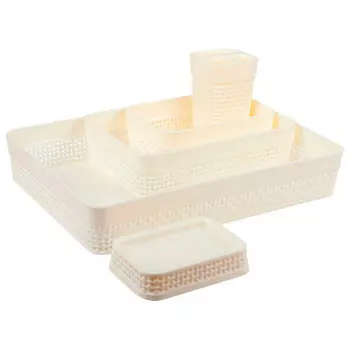 Набор д/ванной комнаты пласт тим осло комфорт 5пр молочный pt1336мл-4