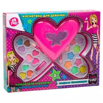 Набор детской декоративной косметики Lapulli kids тени/блеск для губ 121006/хл