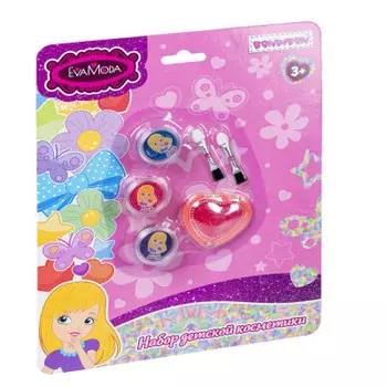 Набор детской косметики бондибон 14, 5?2, 5?28 см блеск для губ 3 шт вв5106