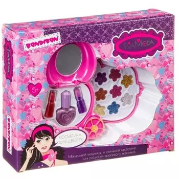 Набор детской косметики бондибон ева мода карета 2 уровня вв1773