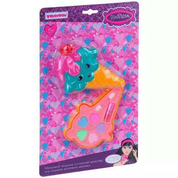 Набор детской косметики Bondibon ева мода косметичка-мороженое рожок вв4752