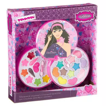 Набор детской косметики бондибон косметичка диск двухуровневая вв2272