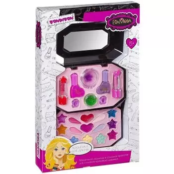 Набор детской косметики бондибон косметичка двухуровневая раскладная вв2250