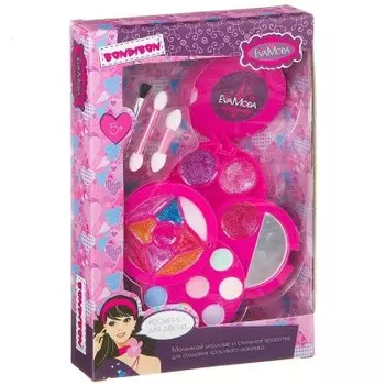 Набор детской косметики бондибон косметичка круглая с зеркальцем вв2262