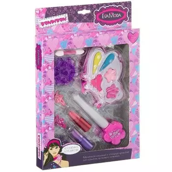 Набор детской косметики бондибон тени для век 4 оттенка бабочка вв2259