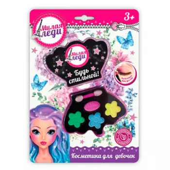 Набор детской косметики Милая леди тени д/век на блистере 304777