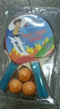 Набор для настольного тенниса 2 ракетки+3 мяча на блистере