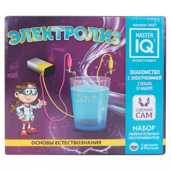 Набор для опытов и экспериментов электролиз х027