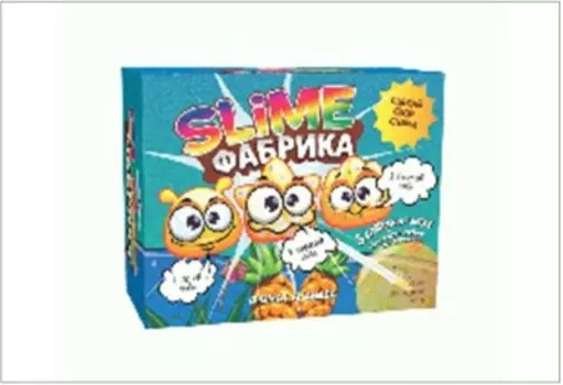 Набор для опытов и экспериментов Юный химик слайм фабрика ананас 515пл